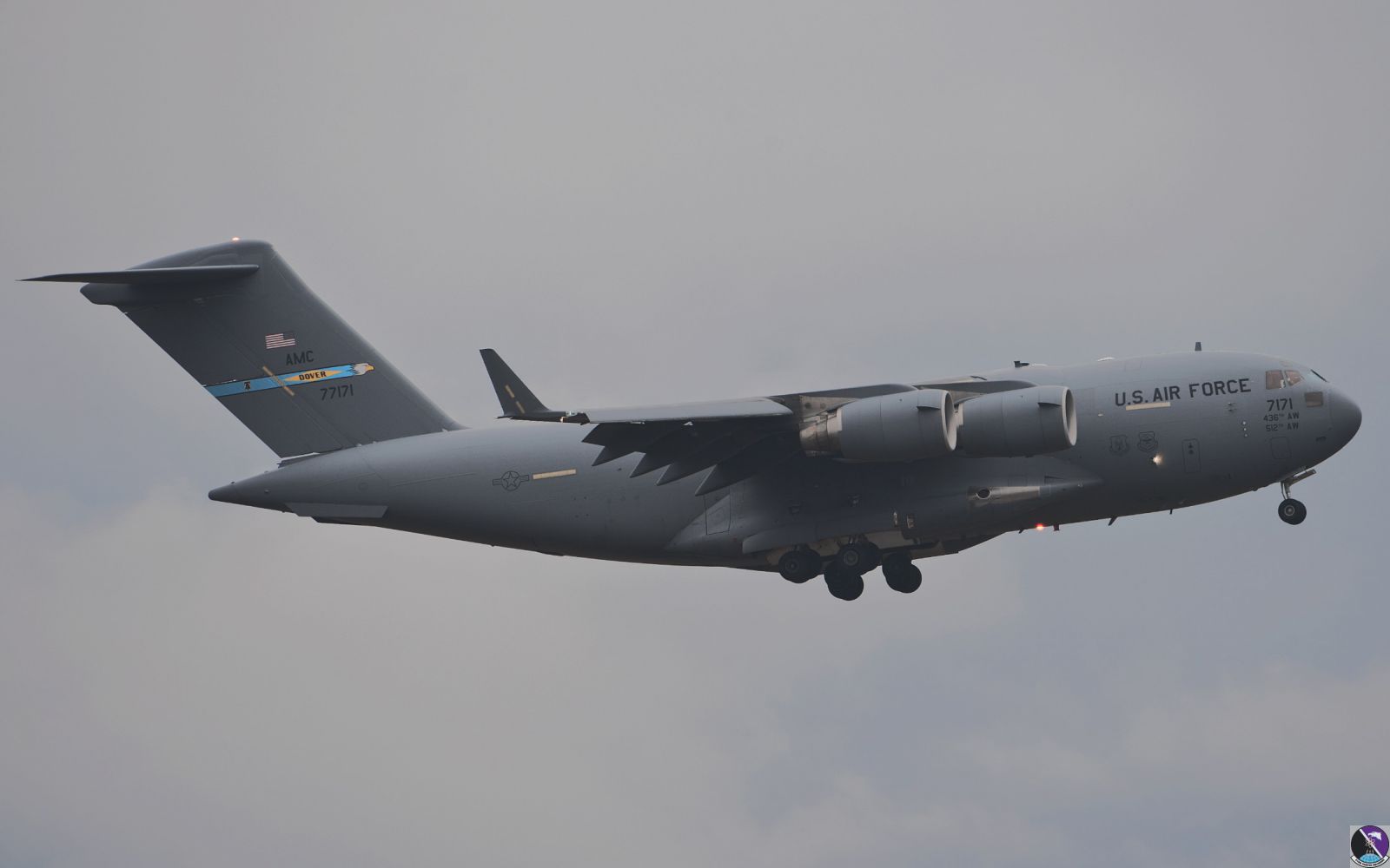 aviano january 04  2012 rch226 c 17a 07 7171 436thaw dover afb