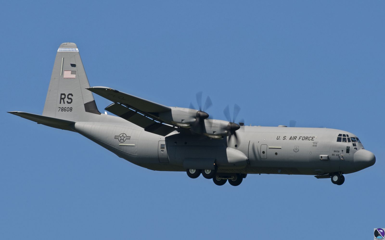 aviano august 16  2011 herky11 c 130j 30 07 8608 37thas 86thaw ramstein ab  germany