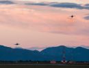 Birds of a feather: F-16s train over Aviano skies